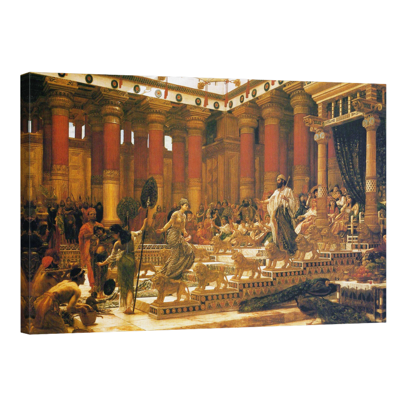 Посещението на Савската царица при цар Соломон 1890